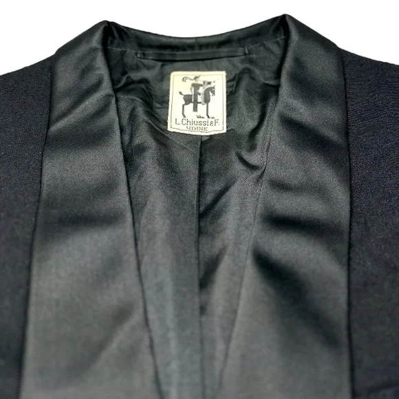 RARE Vintage Italian Custom Tailored L. Chiussi & F. Udine Suit Jacket M - Picture 3 of 5